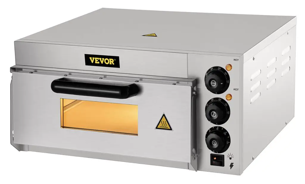 This Vevor high-watt pizza oven is suitable for commercial and at-home usage.