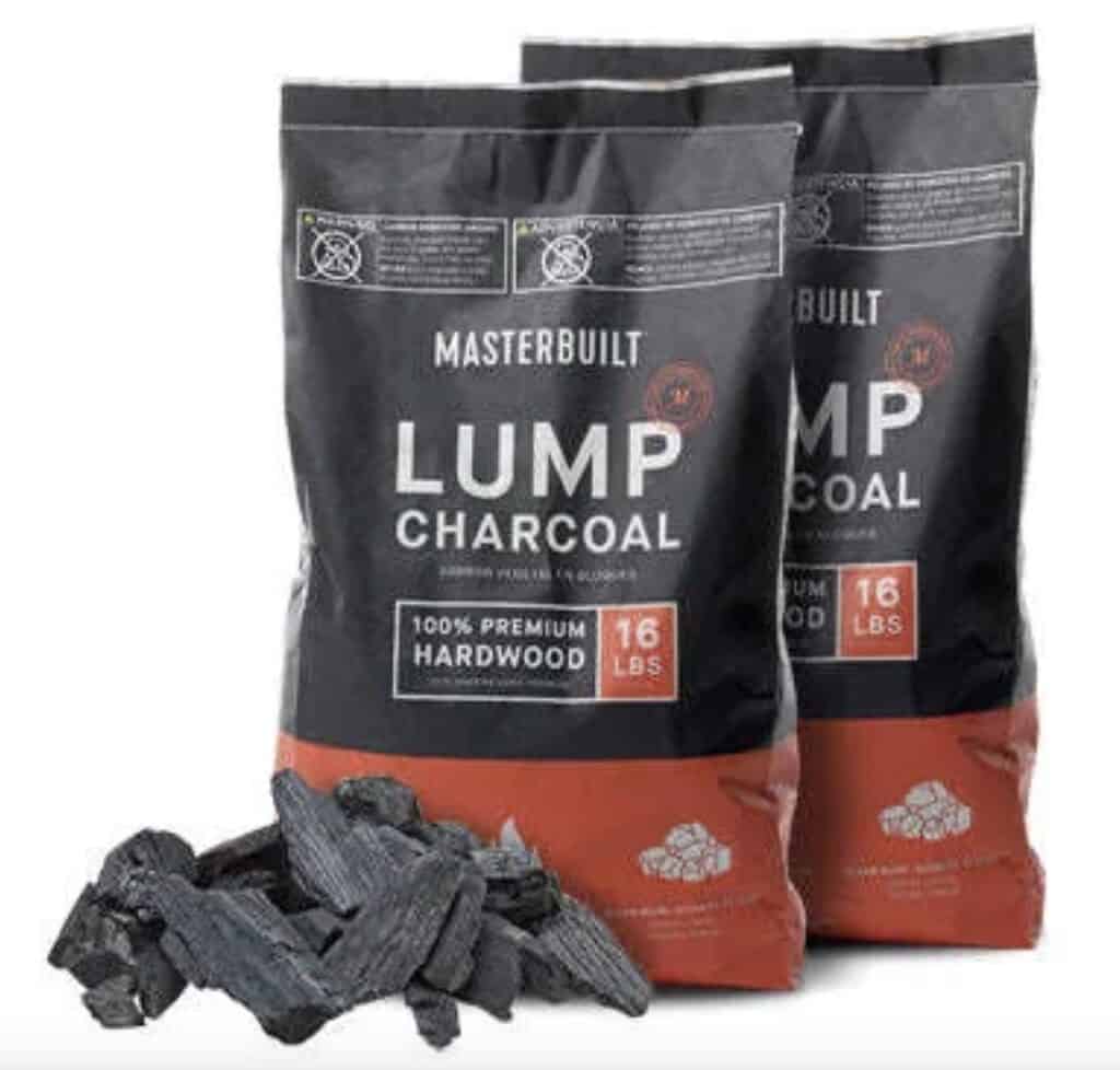 Masterbuilt lump charcoal stock photo